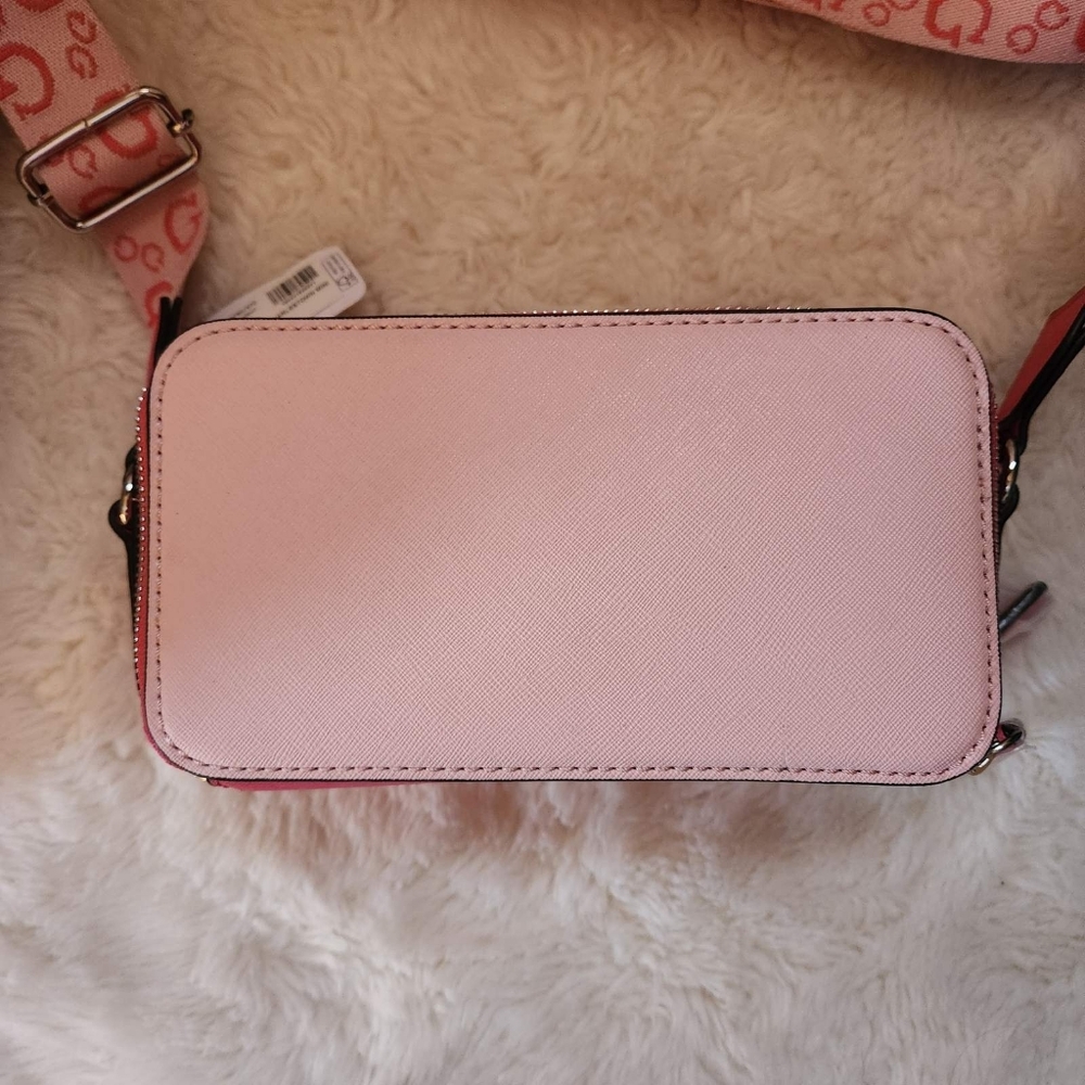 GUESS Charlestown Mini Crossbody Bag SF901970 Powder Pink NWT - Picture 11 of 11